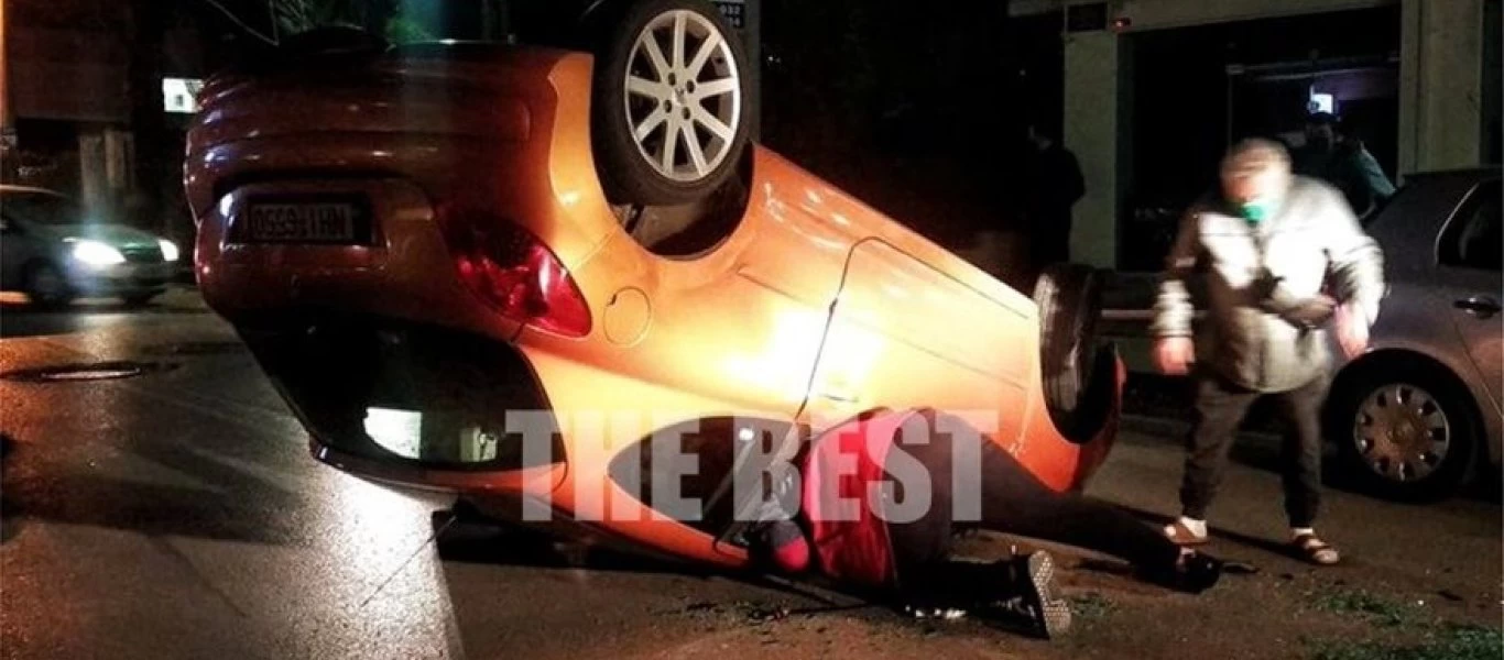 Πάτρα: Ανετράπη αυτοκίνητο όταν παιδάκι προσπάθησε να ανοίξει την πόρτα – Ένας τραυματίας